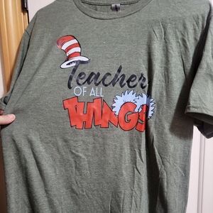 Dr Seuss Teacher Tee